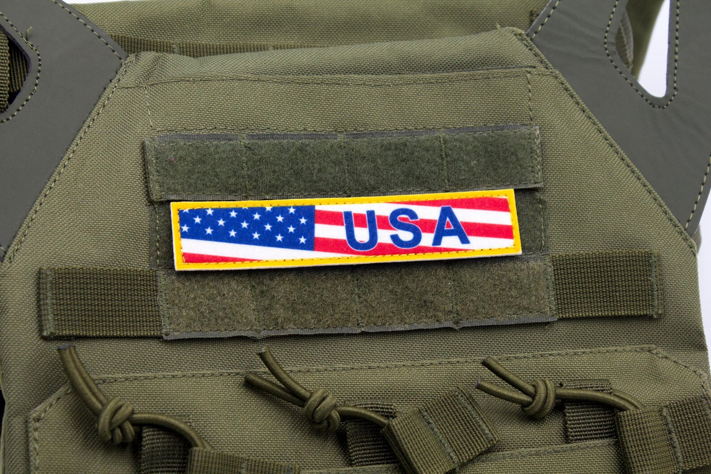 American flag patriotic hook and loop patch