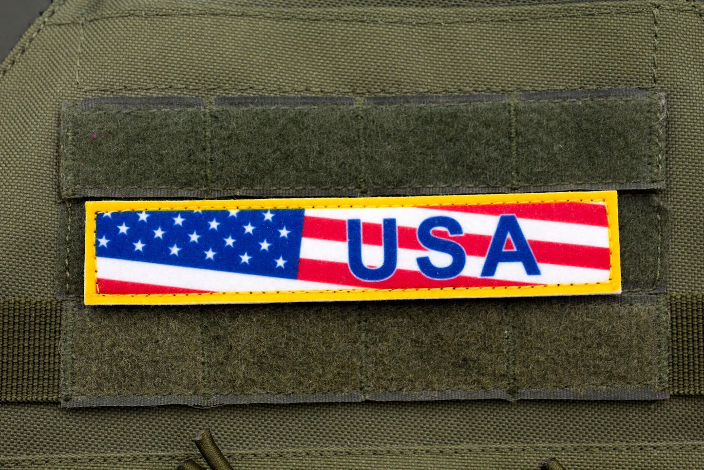 American flag patriotic hook and loop patch