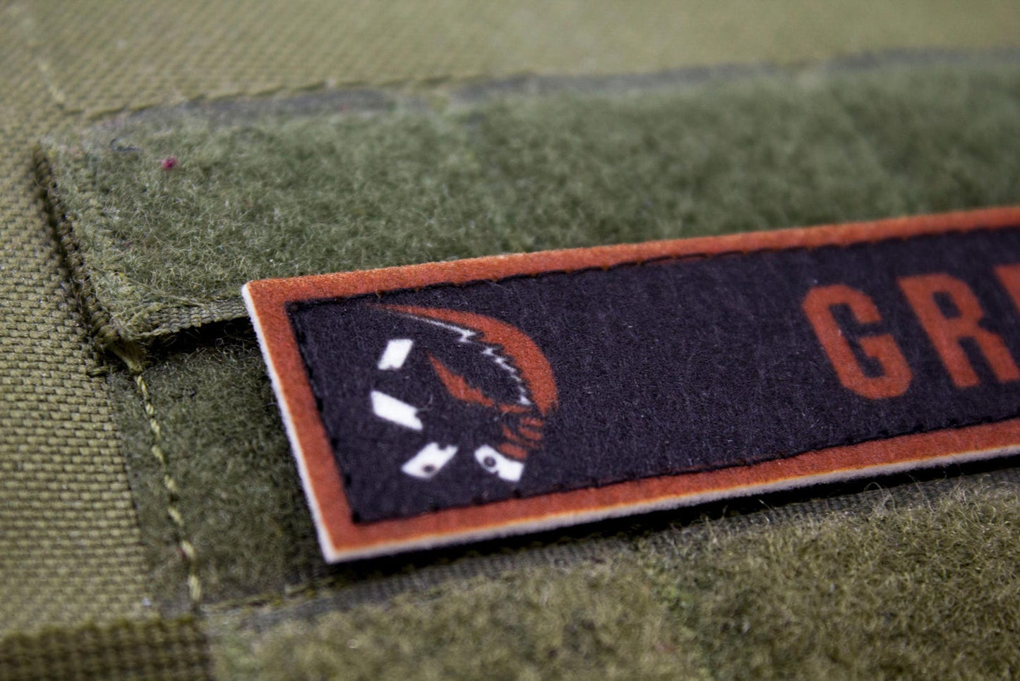 Gregor Limbus Company stripe hook and loop patch