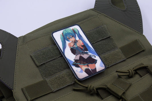 Brazilian Hatsune Miku anime hook and loop patch