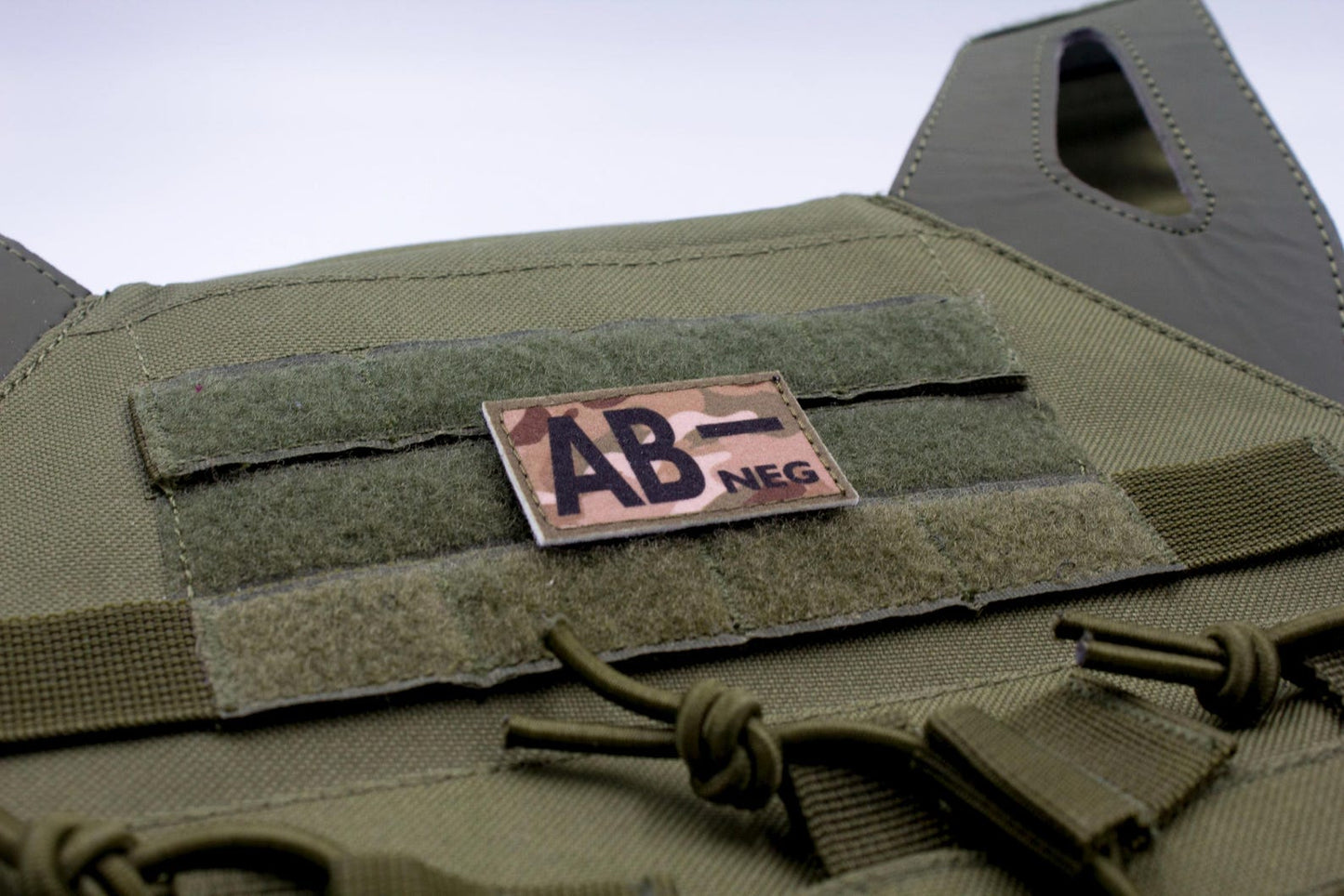 Blood type AB- neg MULTICAM paramedic emt patch