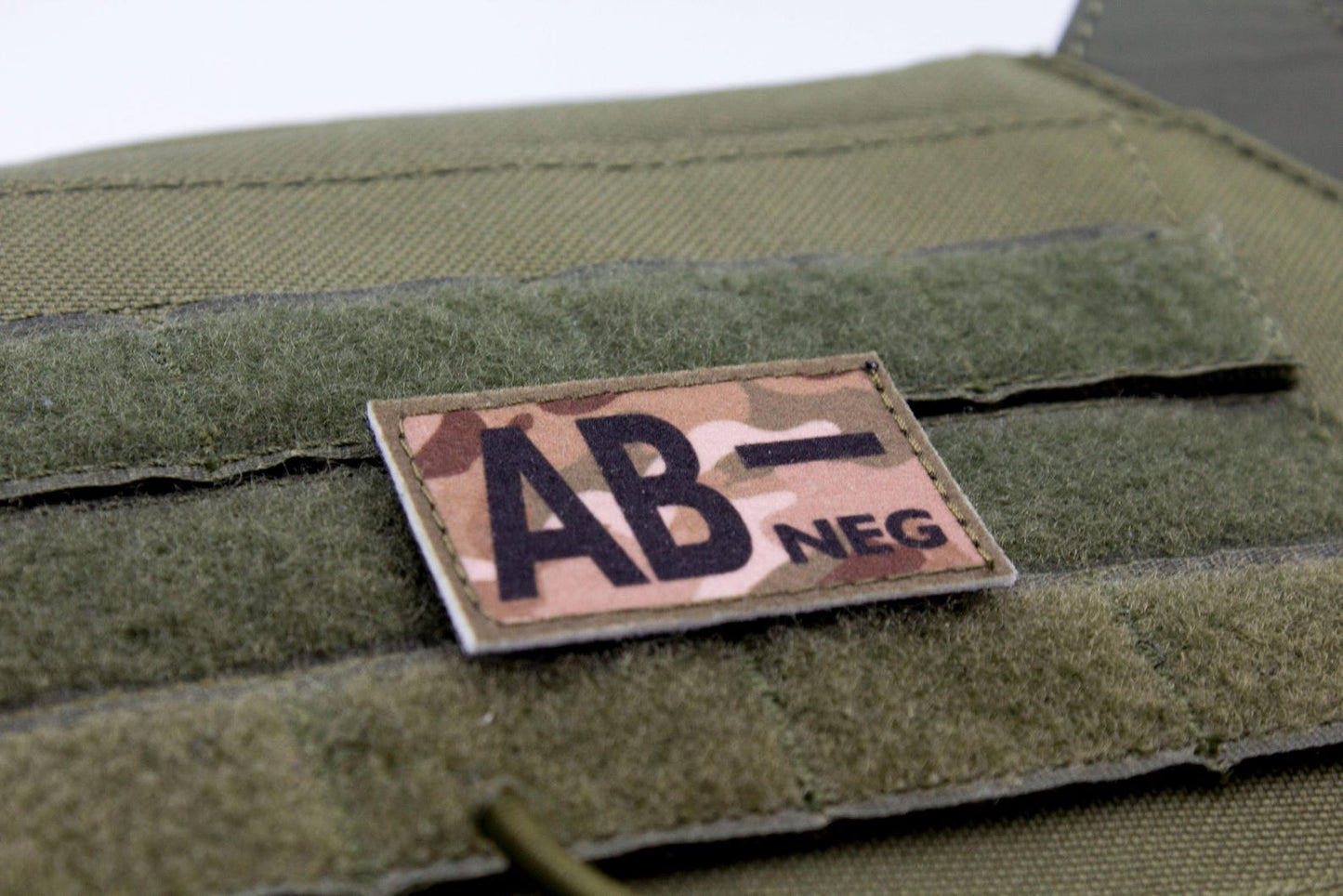 Blood type AB- neg MULTICAM paramedic emt patch