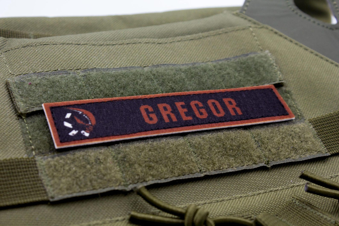 Gregor Limbus Company stripe hook and loop patch