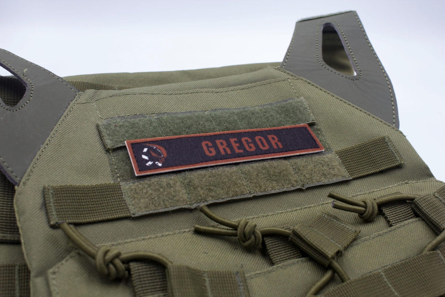 Gregor Limbus Company stripe hook and loop patch