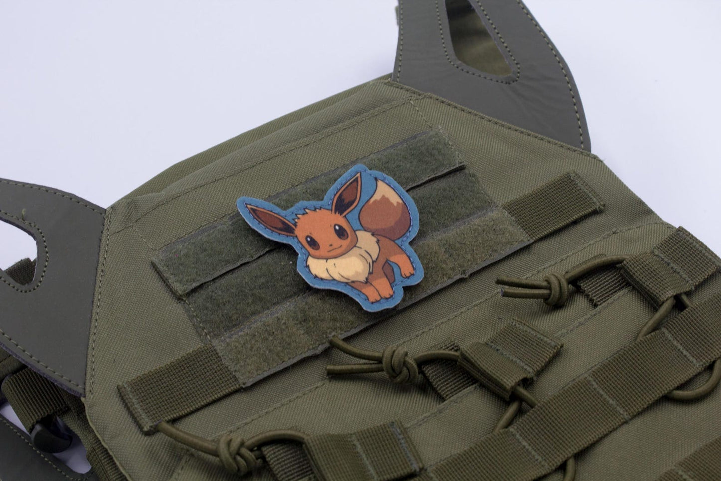 Eevee Pokemon hook and loop anime patch