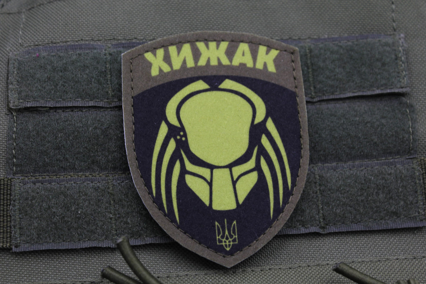 Predator Alien Ukrainian military hook and loop patch