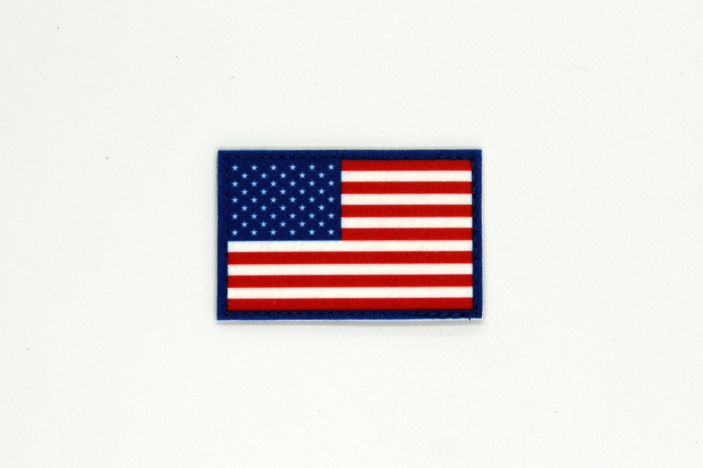 American flag patriotic hook and loop patch
