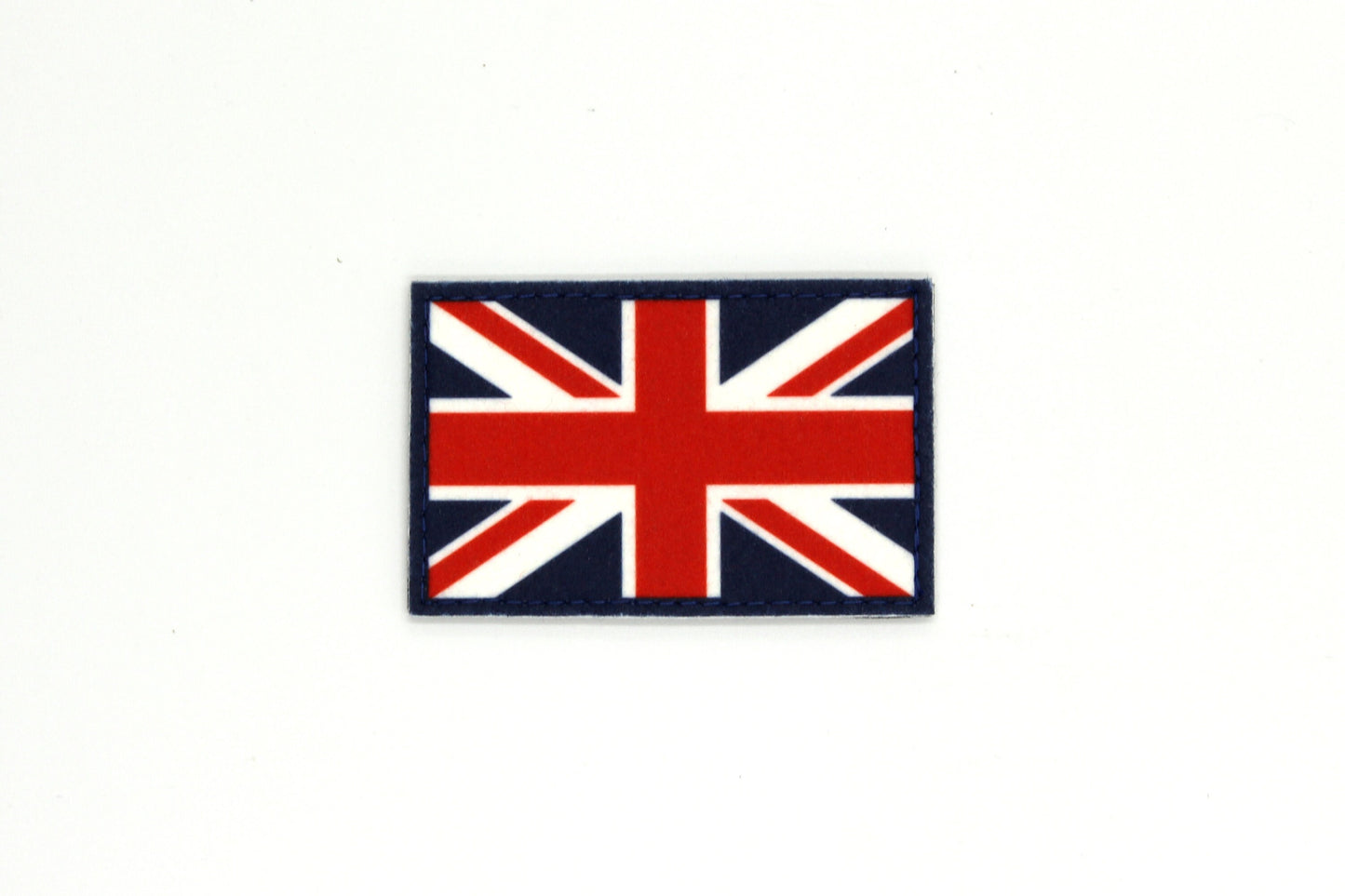 Union jack british flag patriotic hook and loop patch