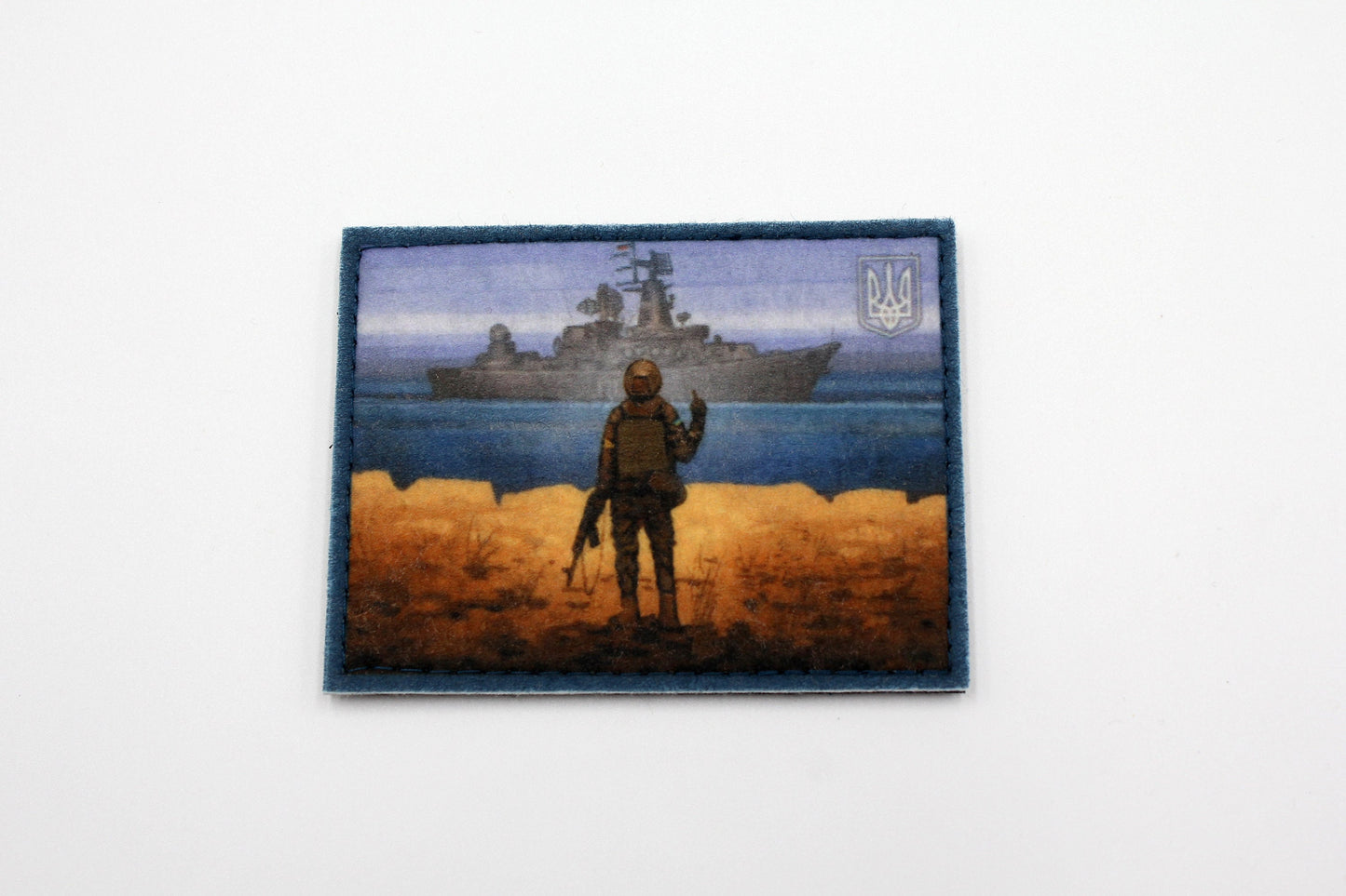 Russian Warship Go F**k Yourself hook and loop patch