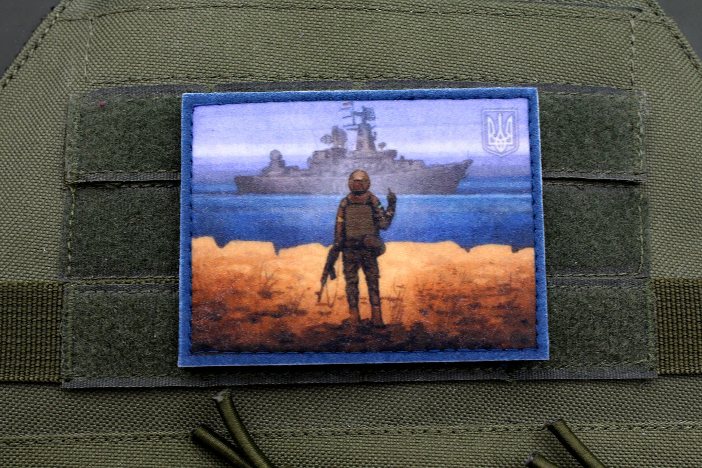 Russian Warship Go F**k Yourself hook and loop patch