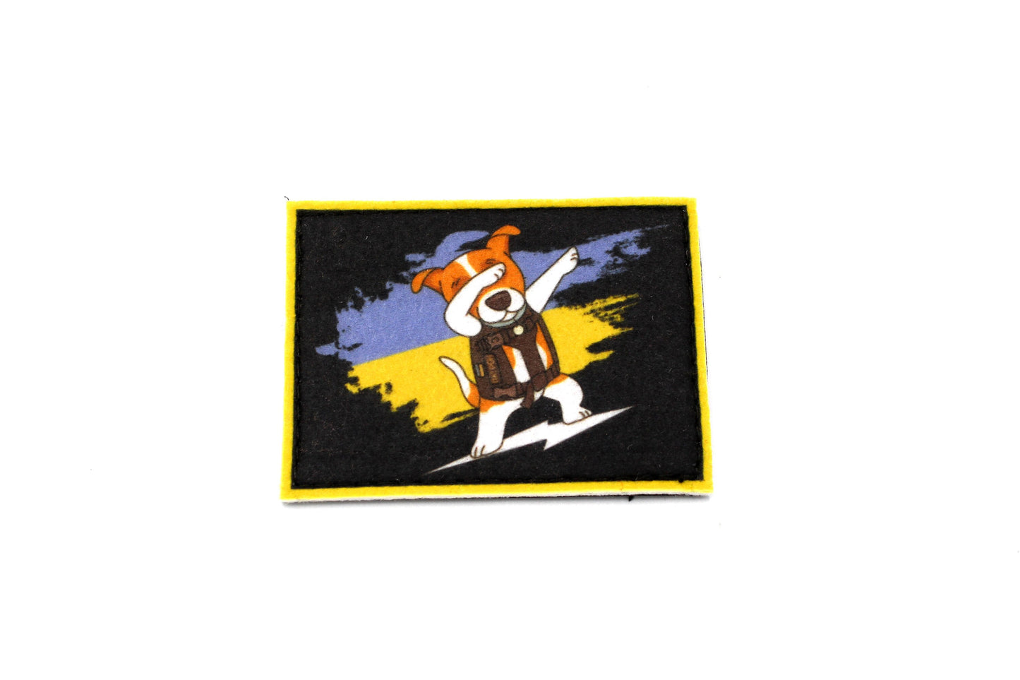 Ukrainian Dog Patron hook and loop morale patch