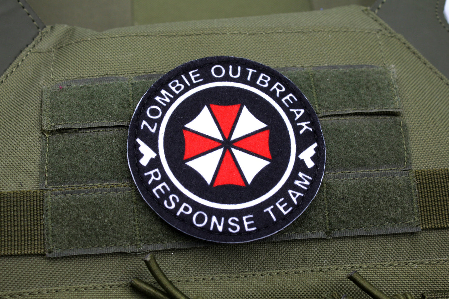 Umbrella corporation Resident evil hook and loop morale patch