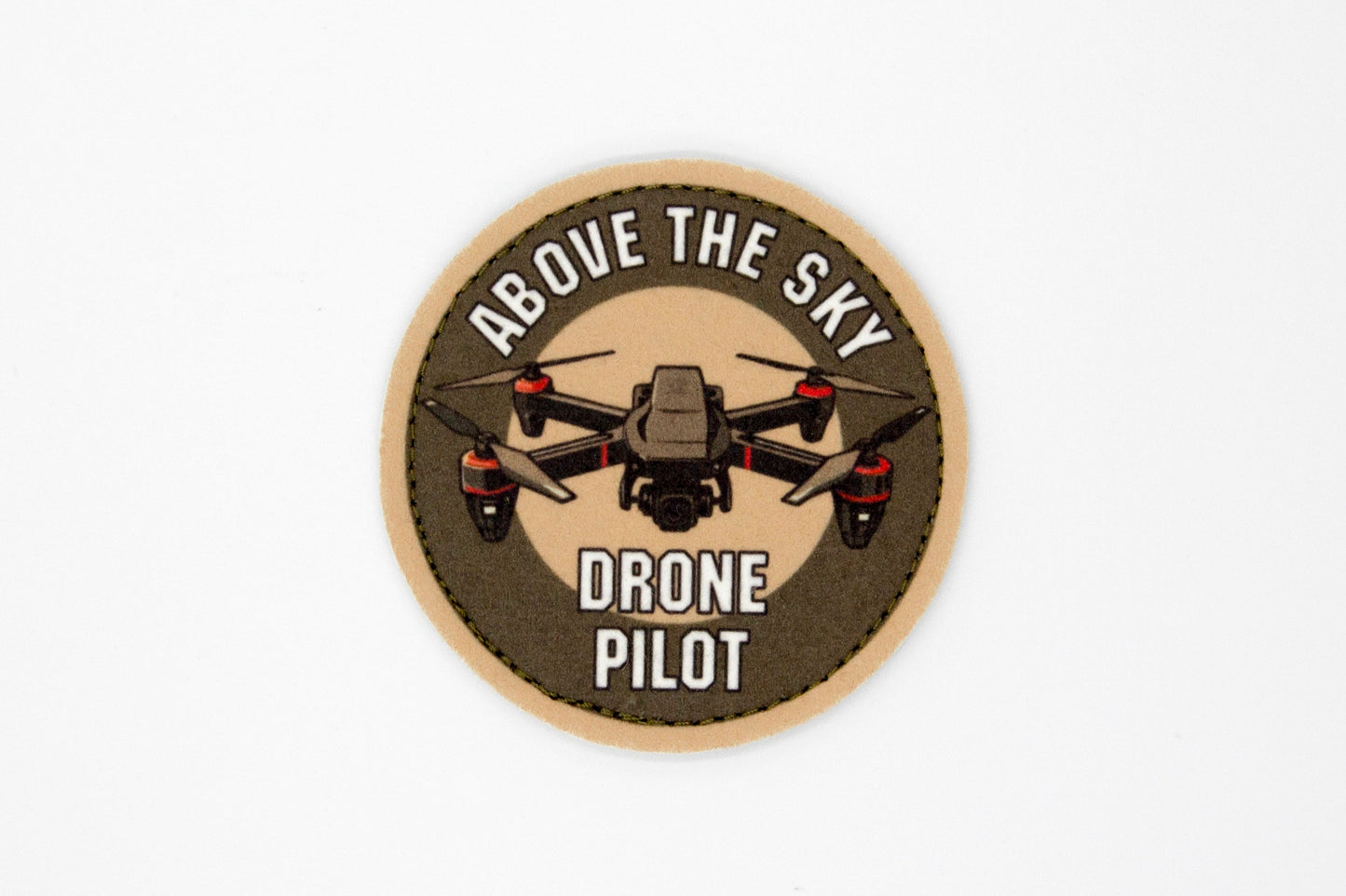Above the sky Drone pilot camouflage hook and loop patch