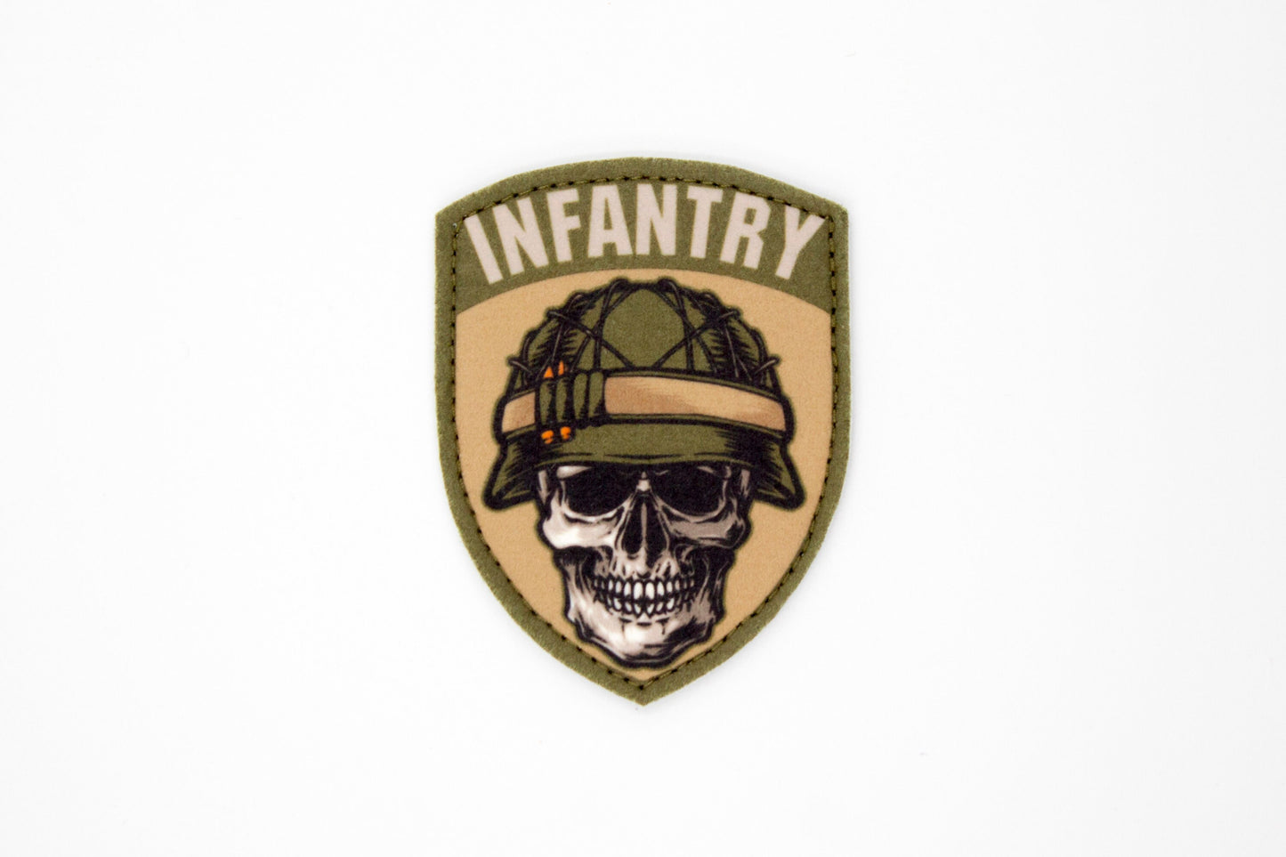 Infantry ww2 military hook and loop patch