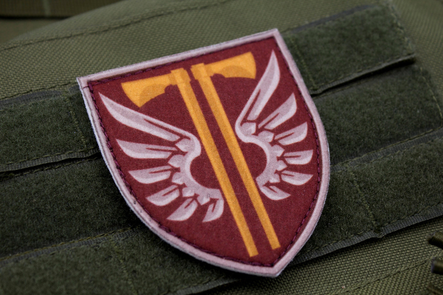 77th Airborne Brigade Ukrainian hook and loop patch