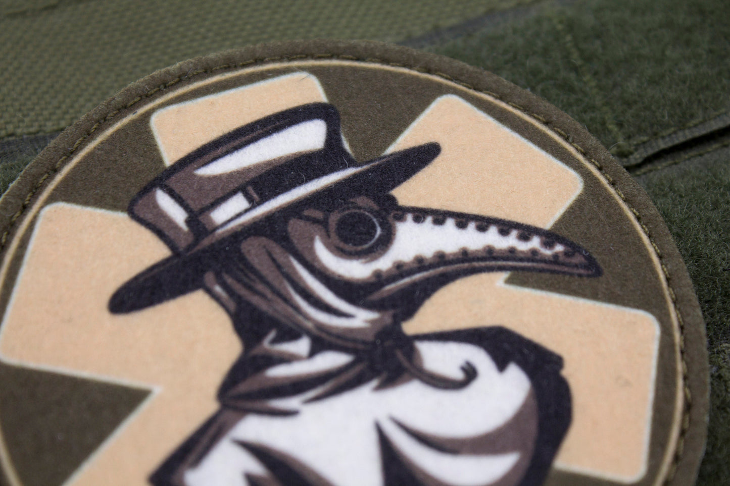 Plague doctor paramedic emt patch