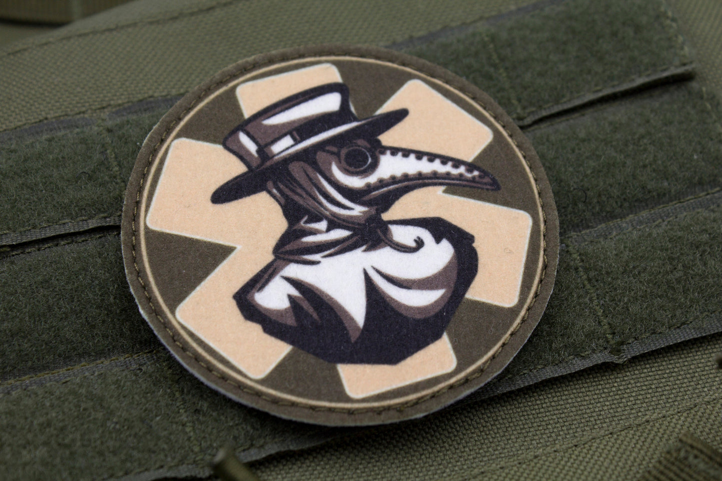 Plague doctor paramedic emt patch