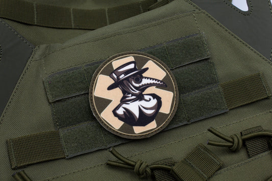 Plague doctor paramedic emt patch