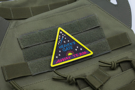 Heavens Gate Away Team hook and loop patch