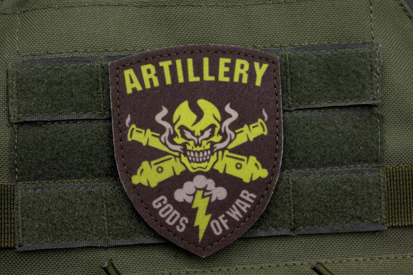 Artillery God of war military hook and loop patch