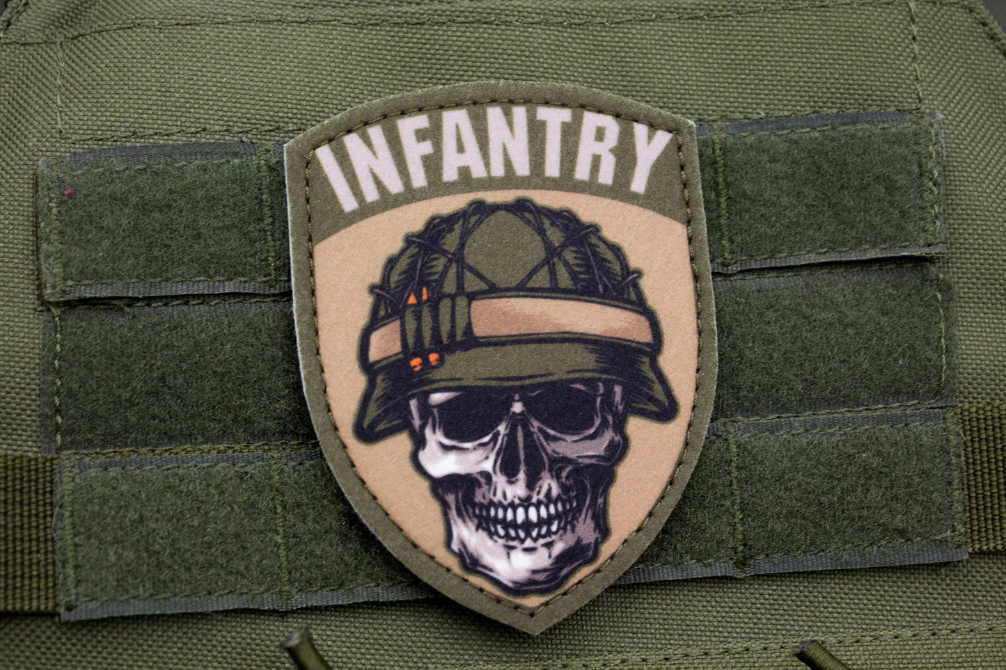 Infantry ww2 military hook and loop patch