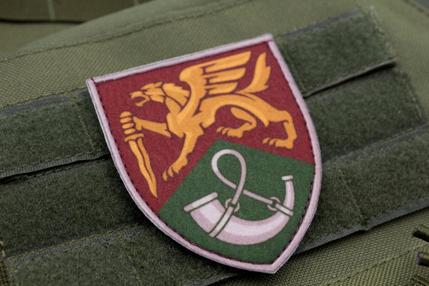 71st Jaeger Brigade Ukrainian hook and loop patch