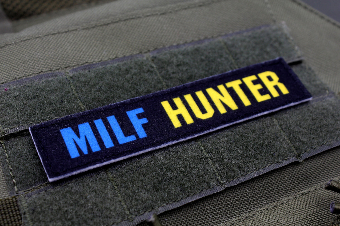 MILF hunter hook and loop patch