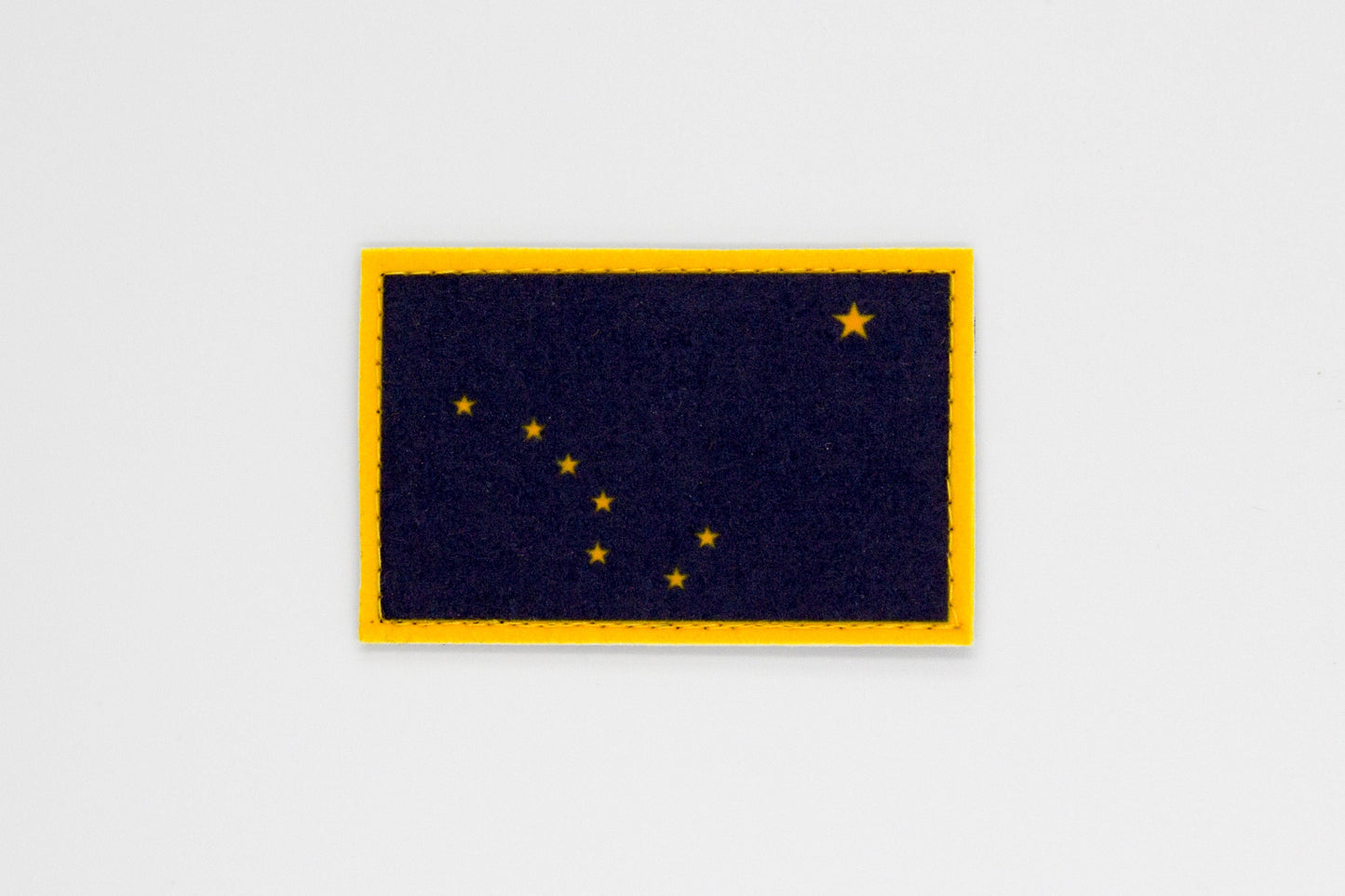 Alaska flag patriotic hook and loop patch
