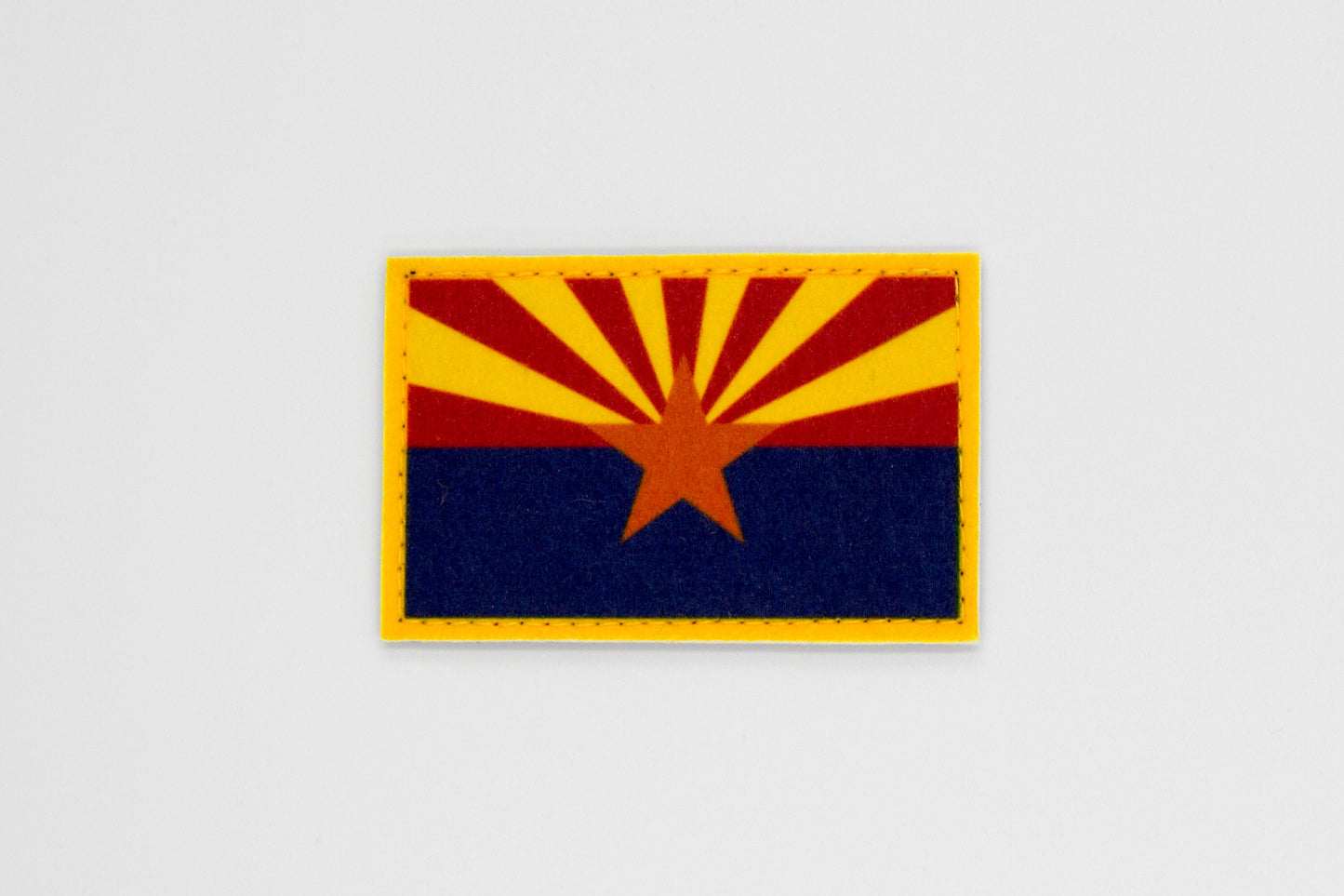 Arizona flag patriotic hook and loop patch