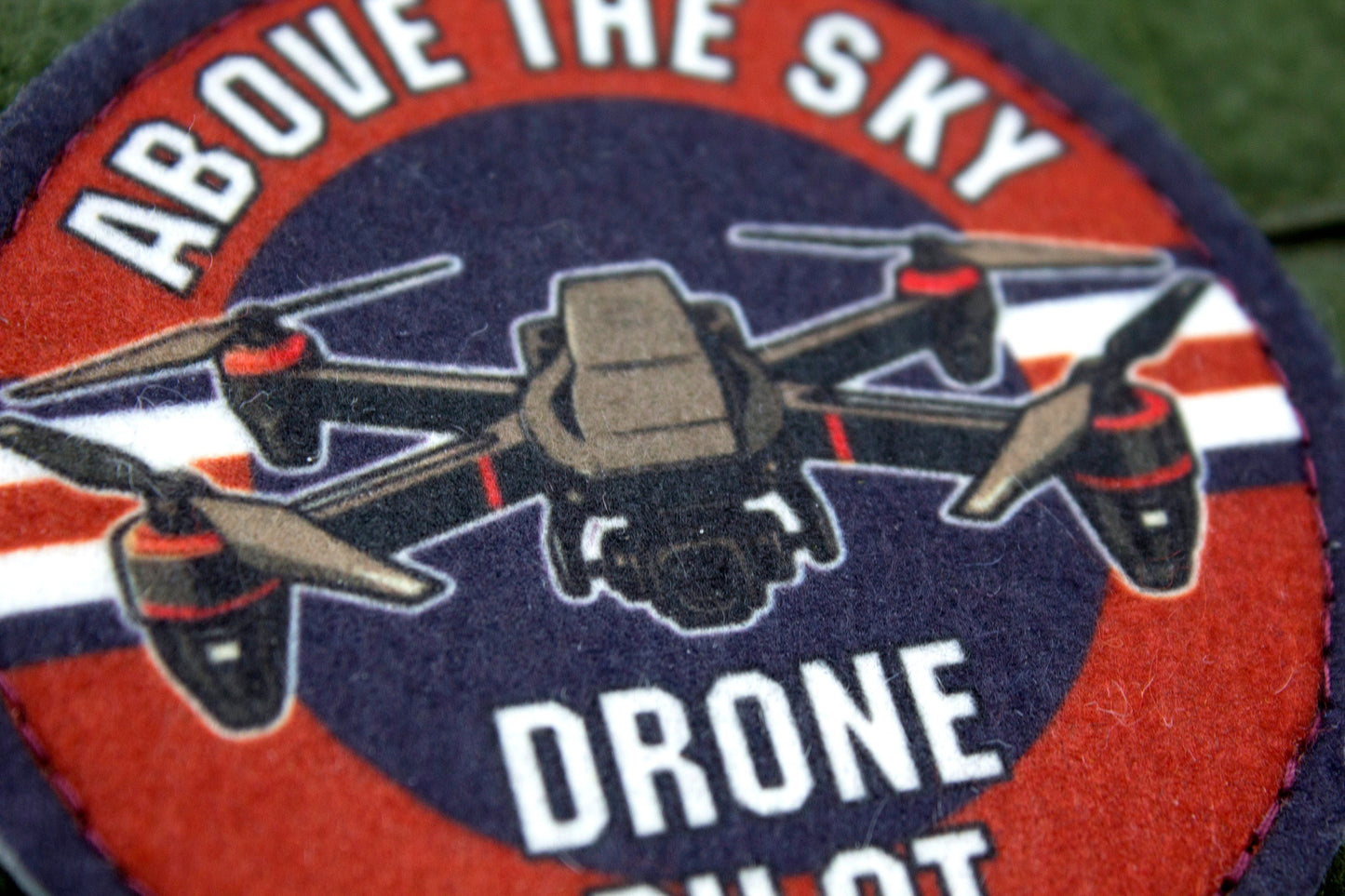 United States Air Force Above the sky Drone pilot hook and loop patch