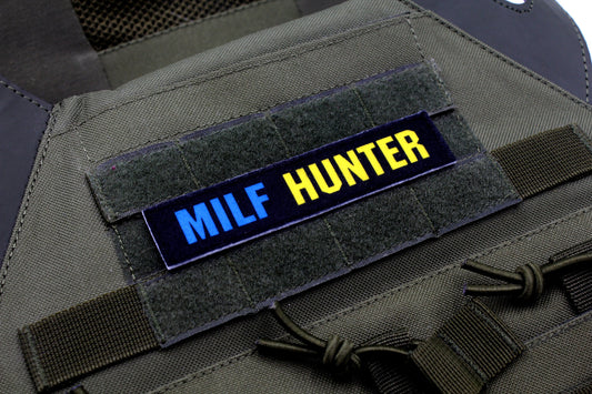 MILF hunter hook and loop patch