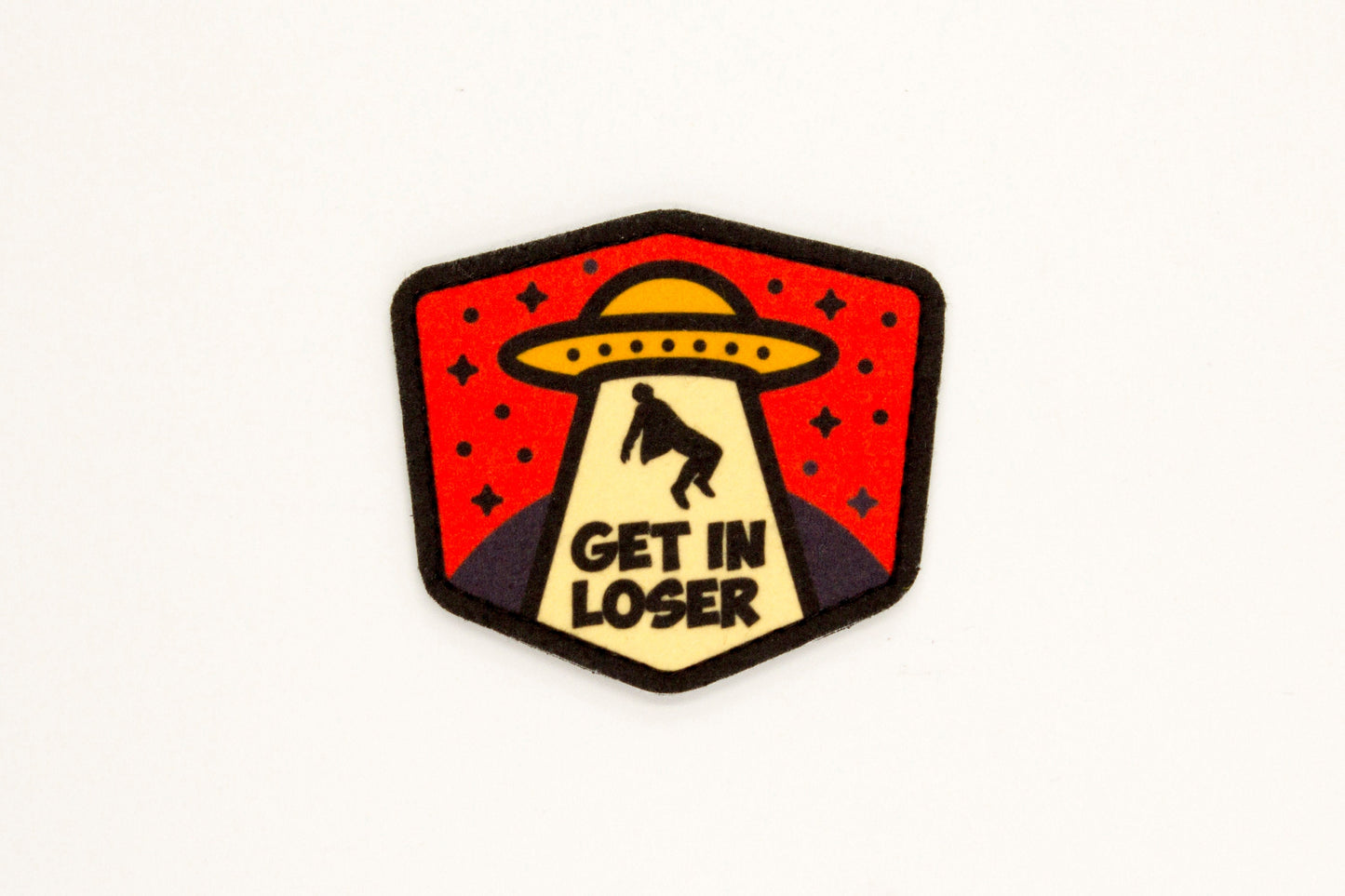 UFO Alien Get in loser hook and loop patch