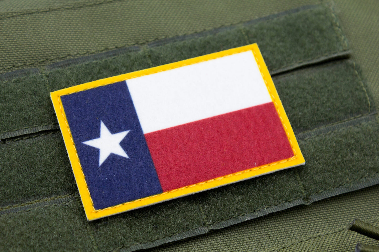 Texas flag patriotic hook and loop patch