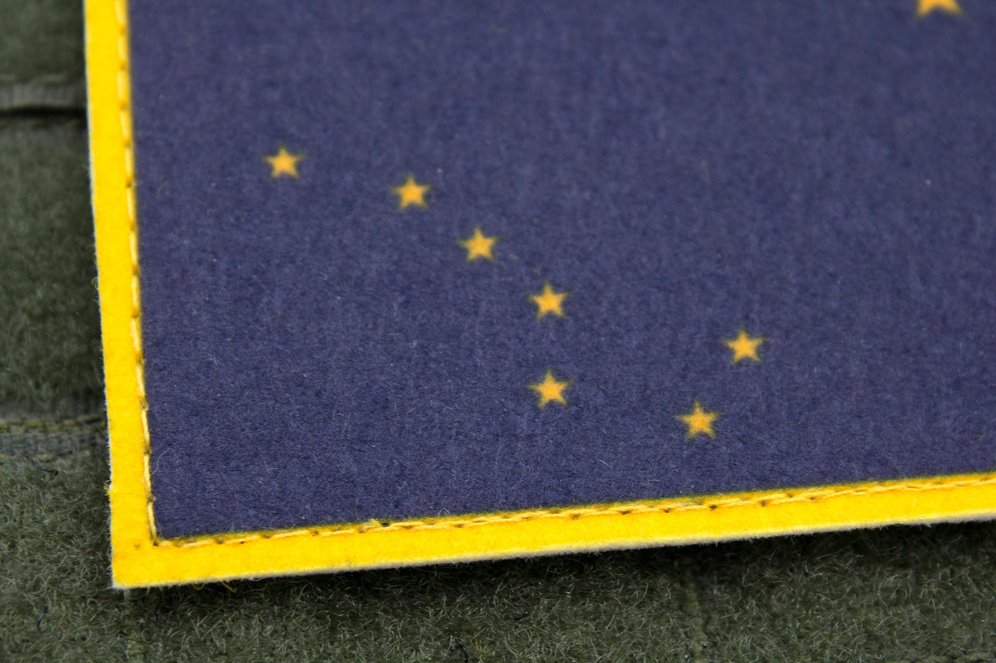 Alaska flag patriotic hook and loop patch