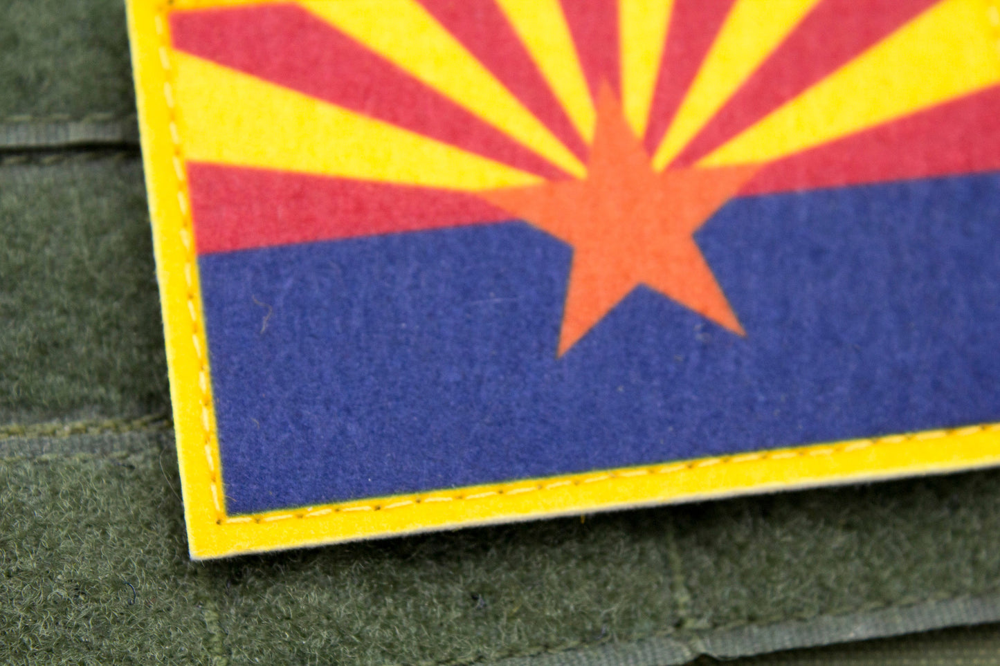 Arizona flag patriotic hook and loop patch