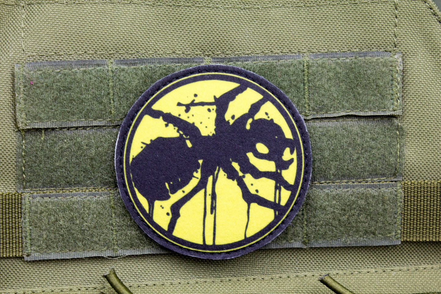 Black Ant hook and loop morale patch