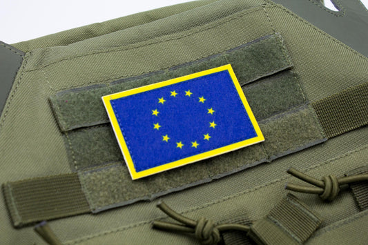 European Union Flag patriotic hook and loop patch