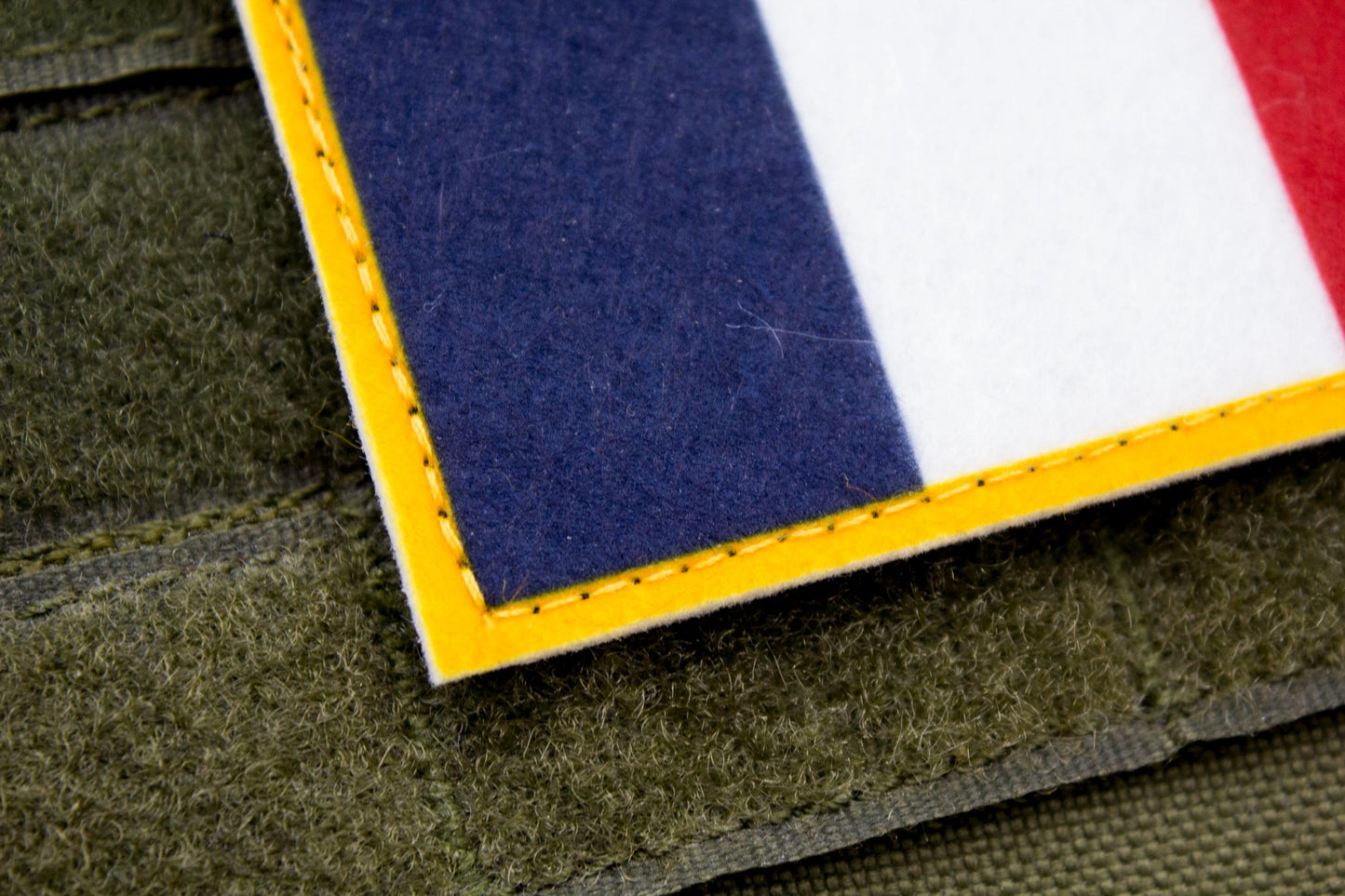 Flag of France hook and loop patch Drapeau de la France