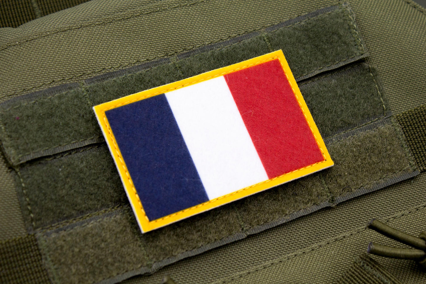 Flag of France hook and loop patch Drapeau de la France