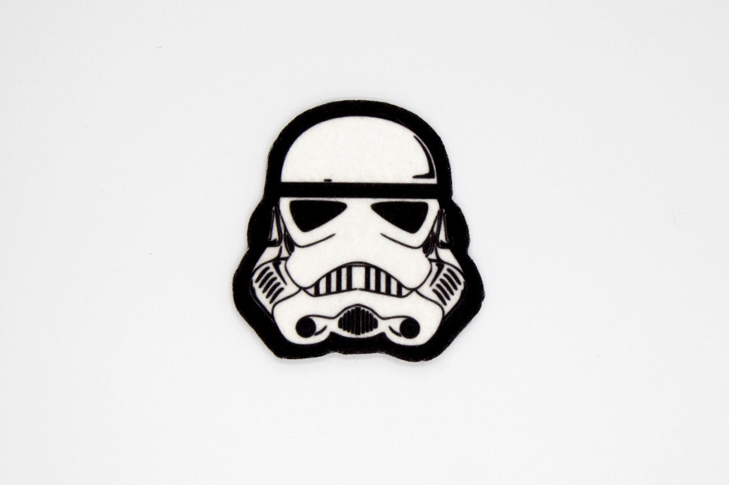 Star wars stormtrooper helmet hook and loop morale patch