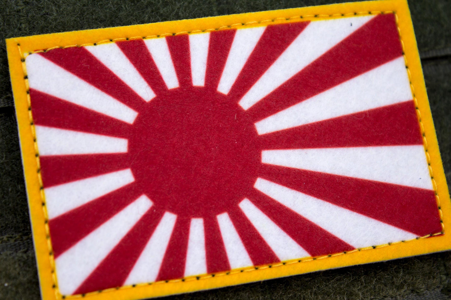 Japanese Flag Rising Sun hook and loop patch
