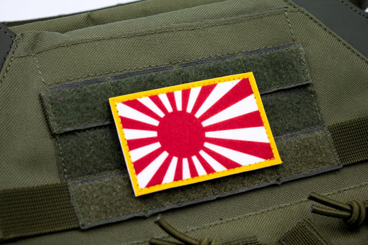 Japanese Flag Rising Sun hook and loop patch