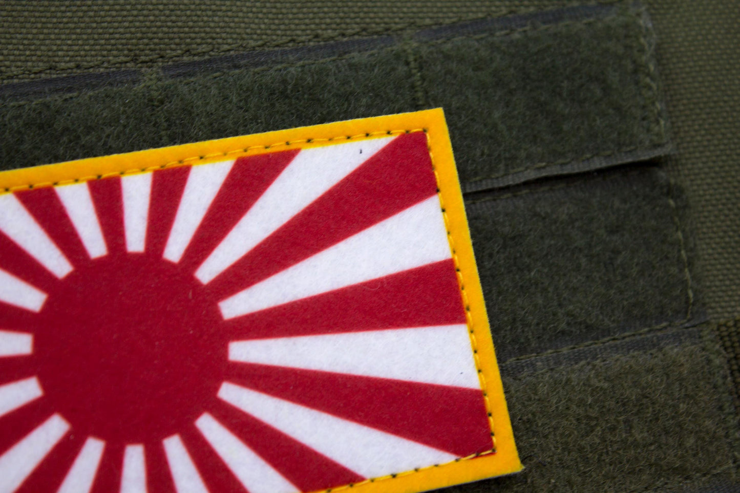 Japanese Flag Rising Sun hook and loop patch
