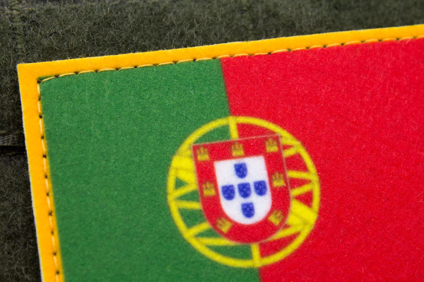 Portugal flag hook and loop patch Bandeira de portugal