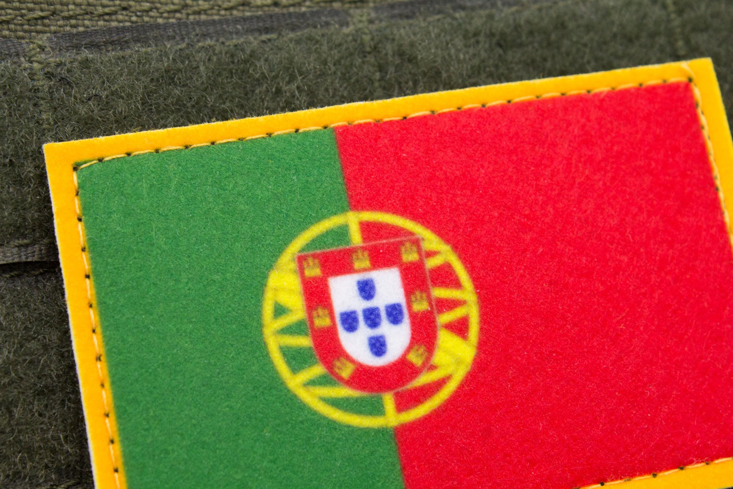 Portugal flag hook and loop patch Bandeira de portugal