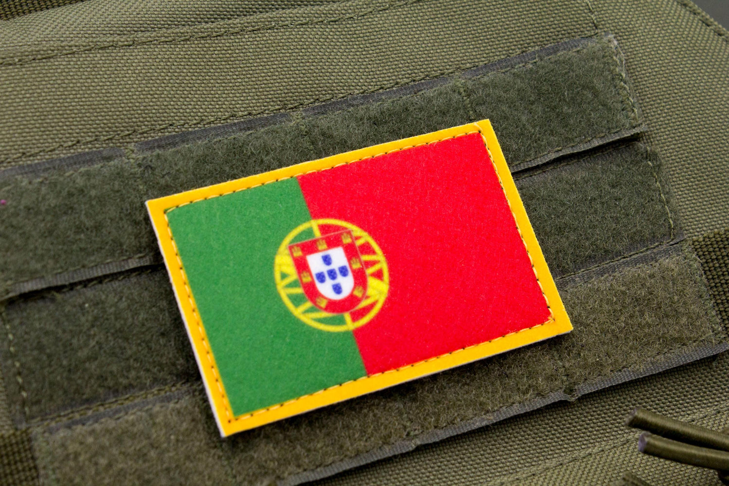 Portugal flag hook and loop patch Bandeira de portugal