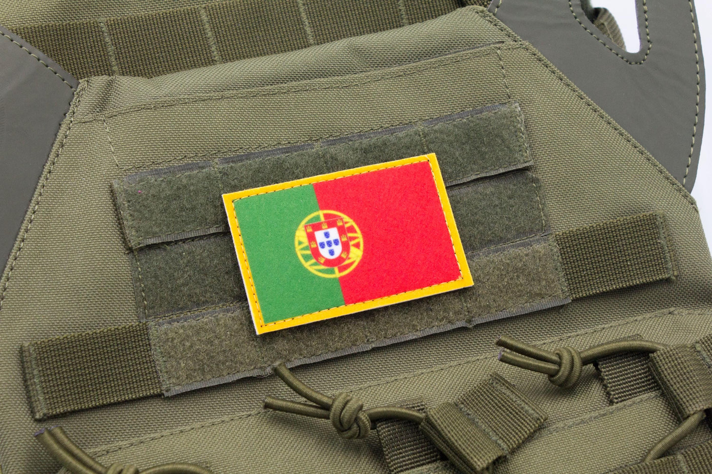 Portugal flag hook and loop patch Bandeira de portugal