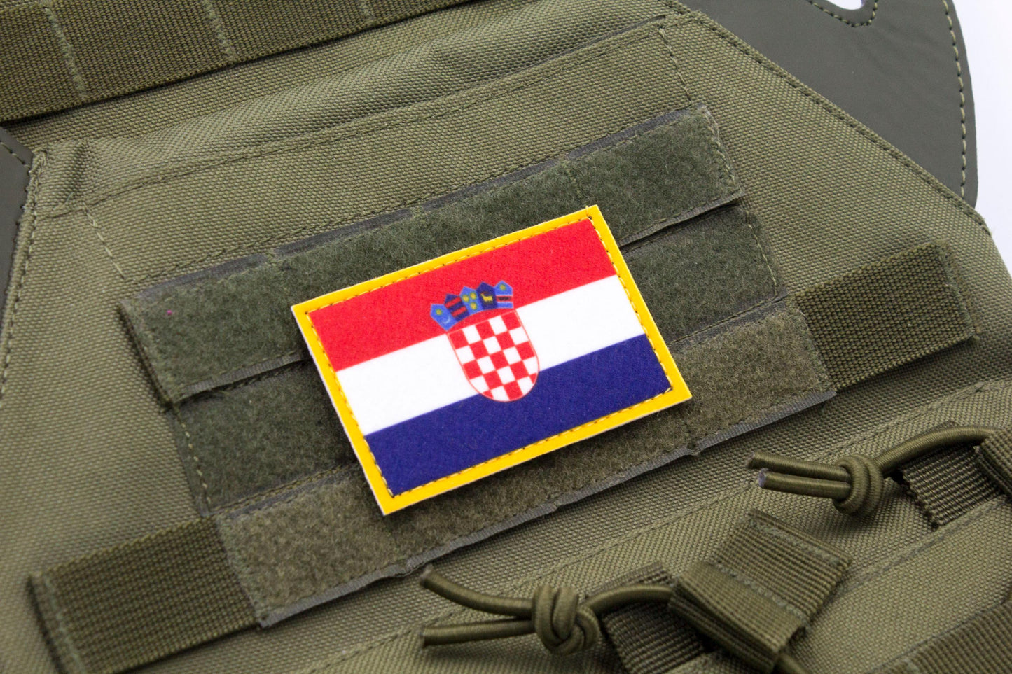 Croatia flag hook and loop patch Zastava Hrvatske