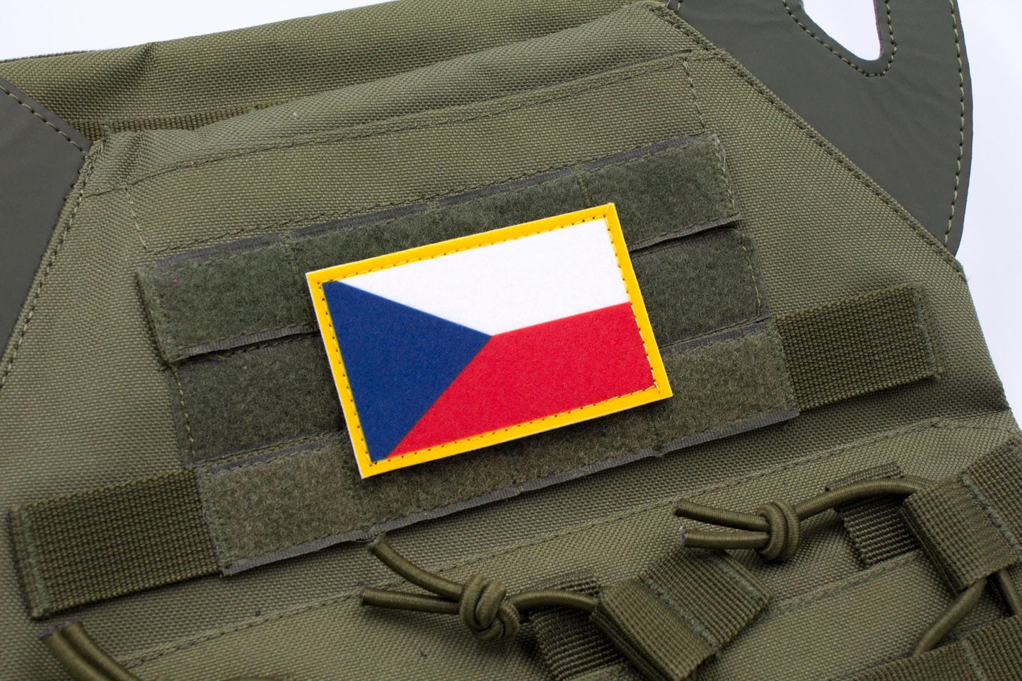 Czech flag hook and loop patch Vlajka České republiky