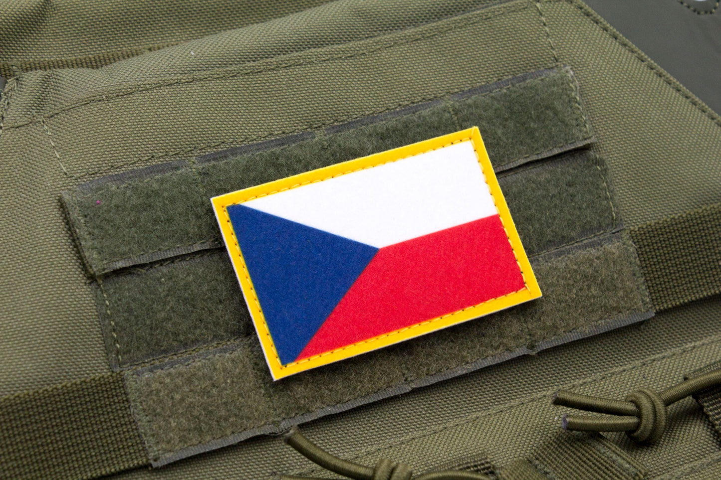 Czech flag hook and loop patch Vlajka České republiky